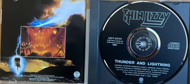 THIN LIZZY - Thunder and Lightning - Japan Jewel Case SHM CD- MINT!