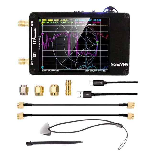 Upgraded -H Vector Network Antenna Analyzer 10KHz-1.5GHz MF HF VHF UHF fo