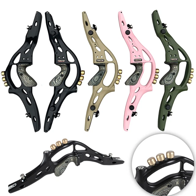Recurve Riser Sizes 19& ARCHERY TAKEDOWN Recurve Bow Riser ILF Aluminum Bow Hunting ...