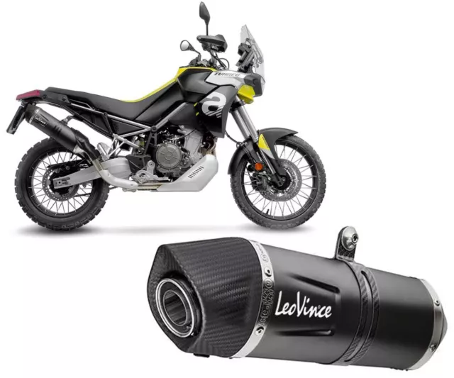 Exhaust Muffler Leovince LV ONE EVO BLACK EDITION for APRILIA TUAREG 660 2023