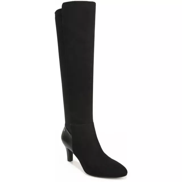 LifeStride Womens Gracie Faux Suede Heels Tall Knee-High Boots Shoes BHFO 2319