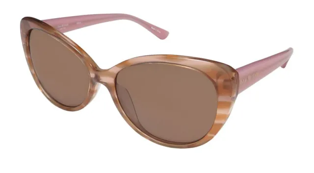 New Isaac Mizrahi 30228 Sunglasses Cat Eye Womens Brown 56-16-140 Full-Rim