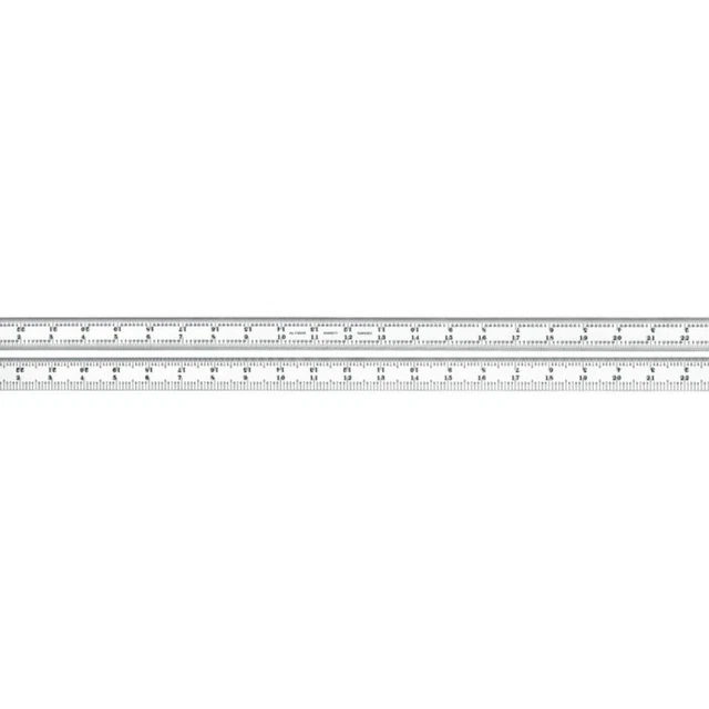 Starrett Semi Flexible Steel Rule with Inch Graduations - C303SR-24