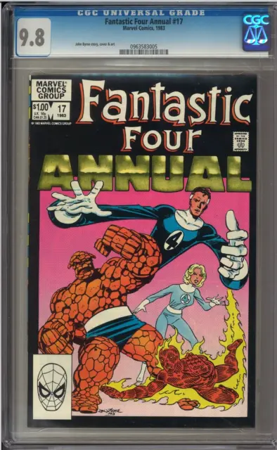 Fantastic Four Annual #17 CGC 9.8 White Pages