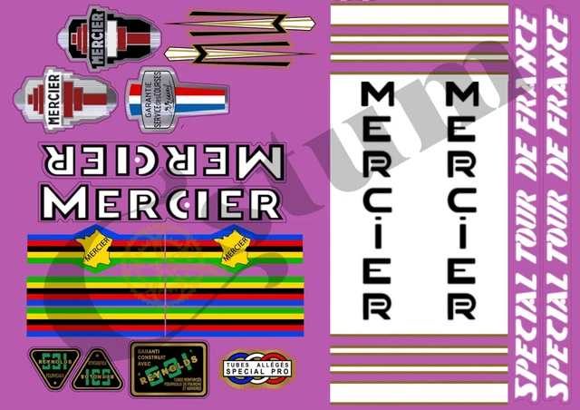 Stickers Décalcomanies Vélo MERCIER - Fabrication Française, Neufs