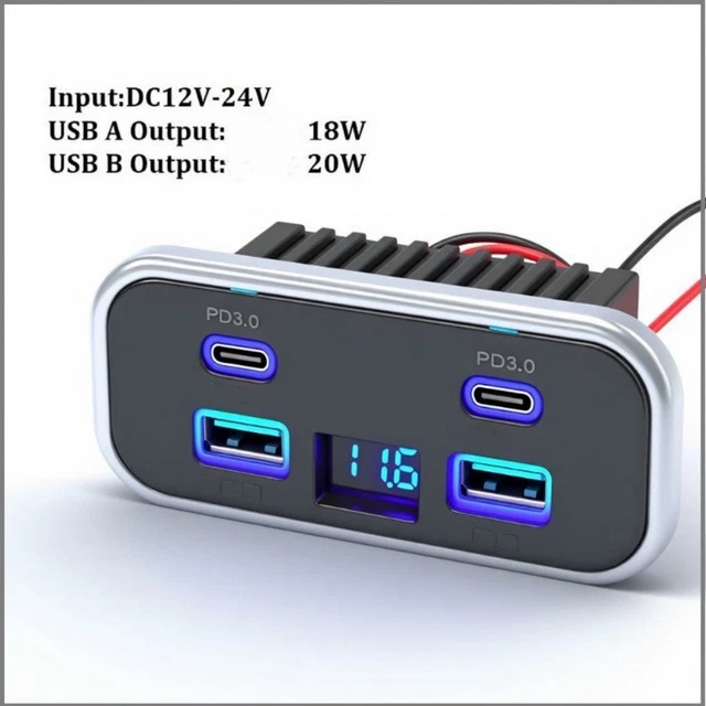 Chargeur voiture étanche avec prise USB - Test et Avis