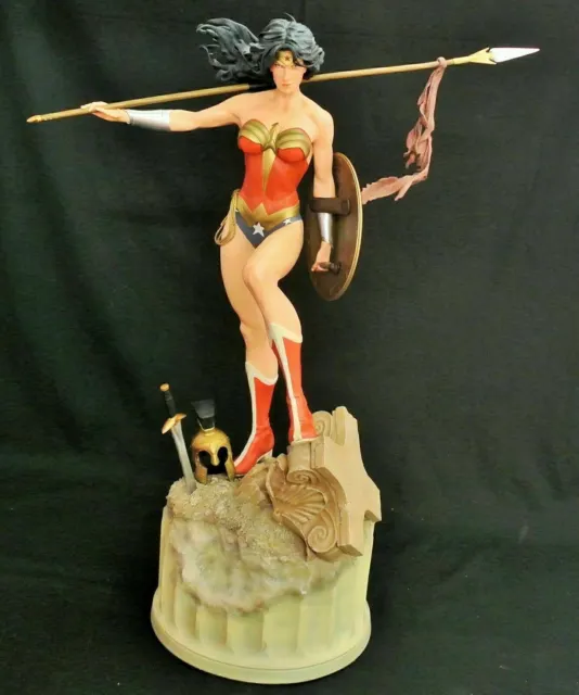 Wonder Woman Statua Figura Sideshow Premium Formato Figurine Dc Comics
