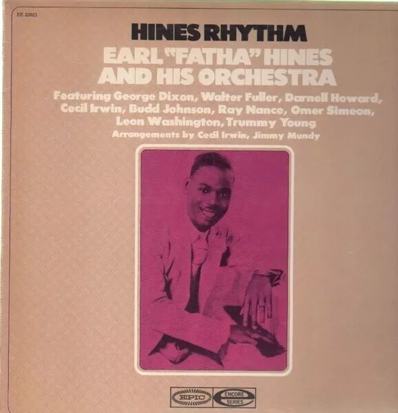 Earl Hines Earl Fatha Hines And His Orchestra Epic Vinyl LP