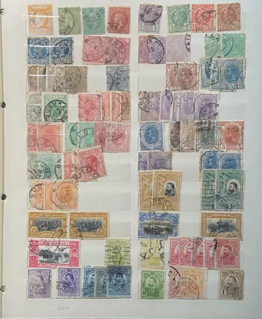 Rumänien Briefmarken Sammlung, GUT, Romania stamp collection, GOOD