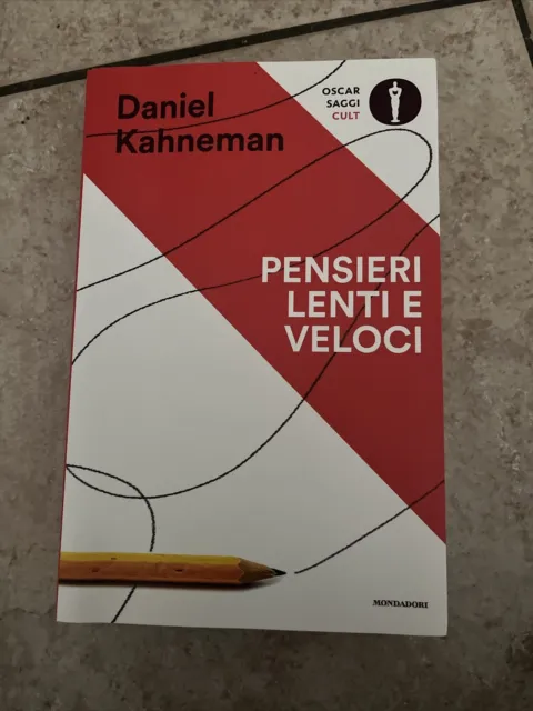 LIBRO PENSIERI LENTI E Veloci - Daniel Kahneman EUR 16,00 - PicClick IT