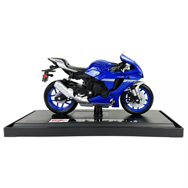 Maisto 1:18 Diecast Yamaha YZF-R1 2021 Motorcycle - Scale Model Toy