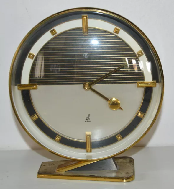Réveil mécanique horloge pendule JAZ NOCTIC de Luxe Vintage Art Déco Fonctionnel