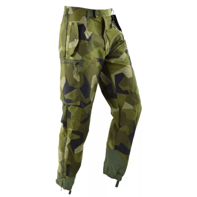 Genuine Swedish Army M90 Pants Splinter Camo Field Combat Trousers Sweden New