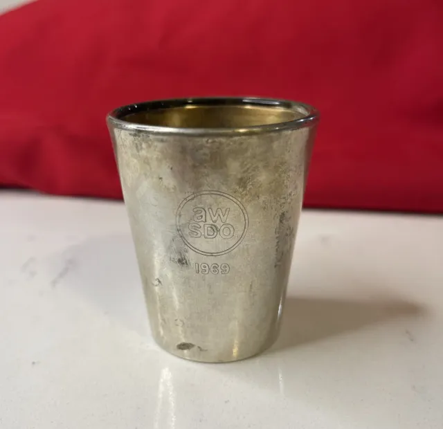 925 STERLING SILVER Reed & Barton X77 Shot Glass Small Cup 118