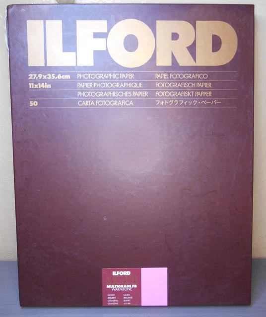 Ilford Multigrade FB Warmtone   Paper, Glossy, 11x14", 19 Sheets,