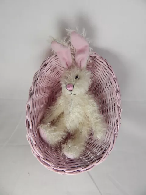 World Of Miniature Bears #5070-WB Dollhouse Miniature 5" Easter Bunny Rabbit