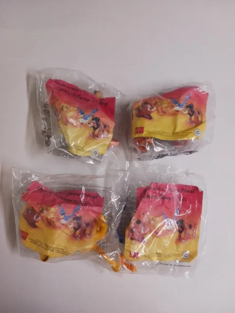 1994 European McDonalds Disney The Lion King Complete Set Of 4 Toys  NIP