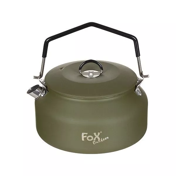 ASMC Fox Outdoor Wasserkessel Edelstahl 1 L oliv