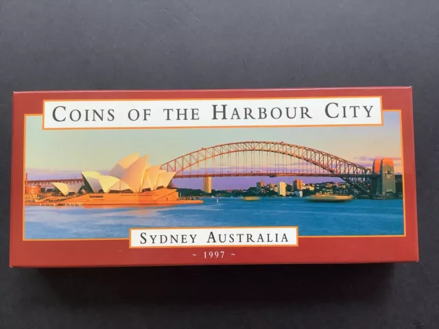 1997 $10 Coins of the Harbour City.Sydney, Australia. Two Coin Set.