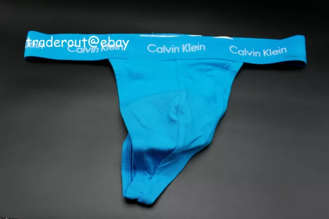 CALVIN KLEIN CK mens blue cotton stretch G-string thong underwear size S M  L $30.00 - PicClick