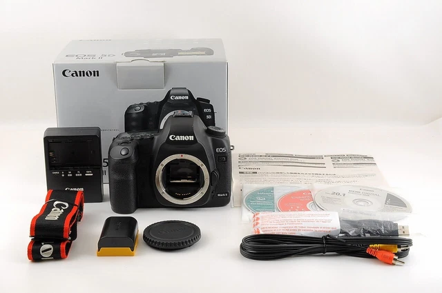 Near Mint in Box 37802shots Canon EOS 5D Mark II 21.1 MP Digital SLR Camera Body 2