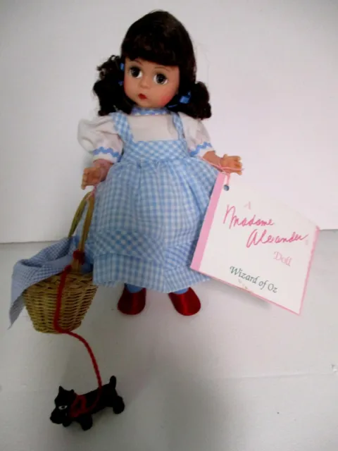 Madame Alexander Wizard of Oz 8" Doll Dorothy & Toto w' Wrist Tag