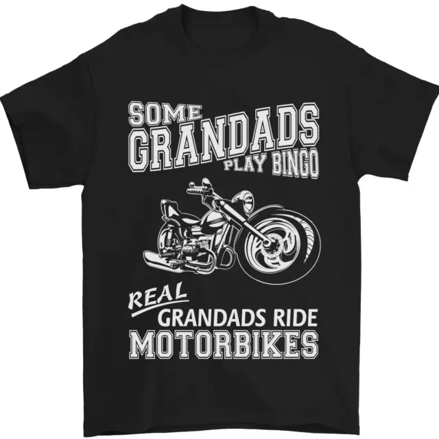 Moto Grandads Bingo Moto Motard T-Shirt 100% Coton