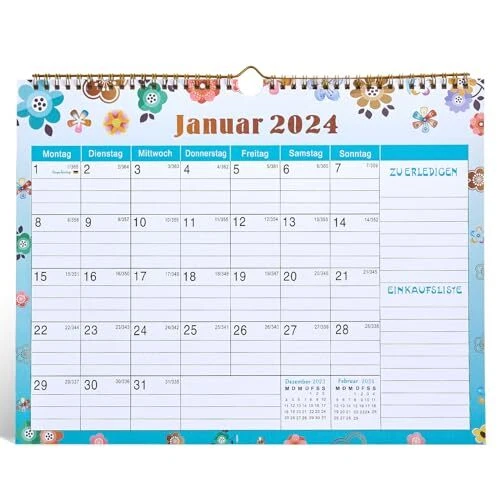 CALENDRIER MURAL 20242025 calendrier mensuel Douthfolle 2025 de