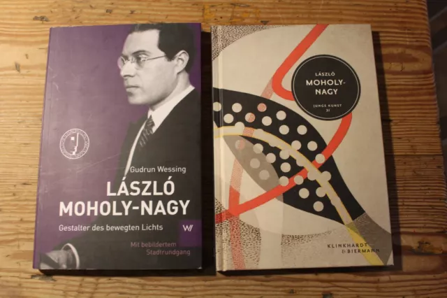 Laszlo Moholy- Nagy , 2 Bücher ,Gestalter desbewegten Licht ,  Bauhaus