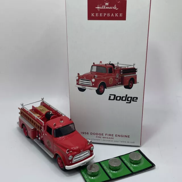 2023 Hallmark Keepsake  Ornament - 1956 Dodge Fire Engine - 21st  Fire Brigade