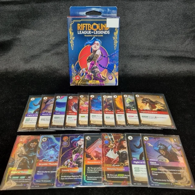 RIFTBOUND LEAGUE OF Legends TCG Origins Jinx Sealed Champion Deck With ...