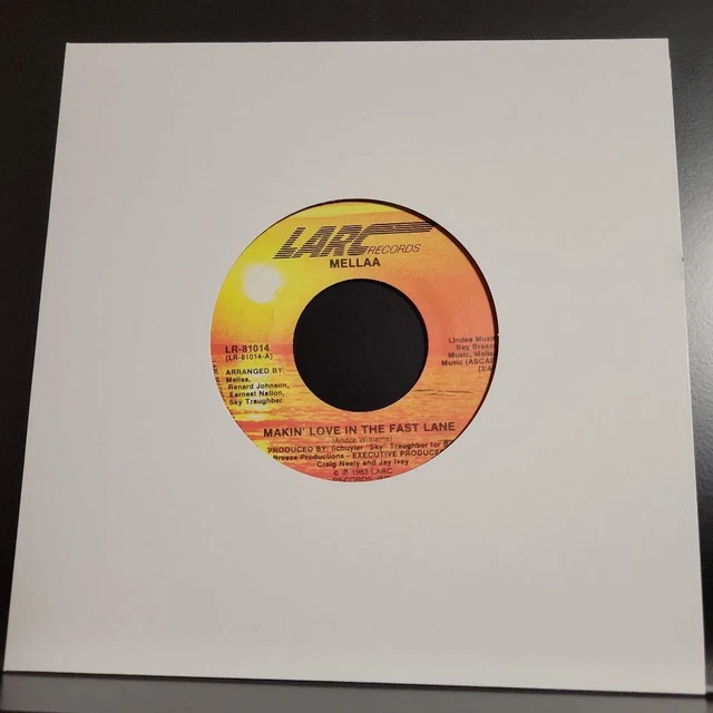 洋楽 MELLAA / MAKIN' LOVE IN THE FAST LANE 7 MELLAA/MAKIN' LOVE IN