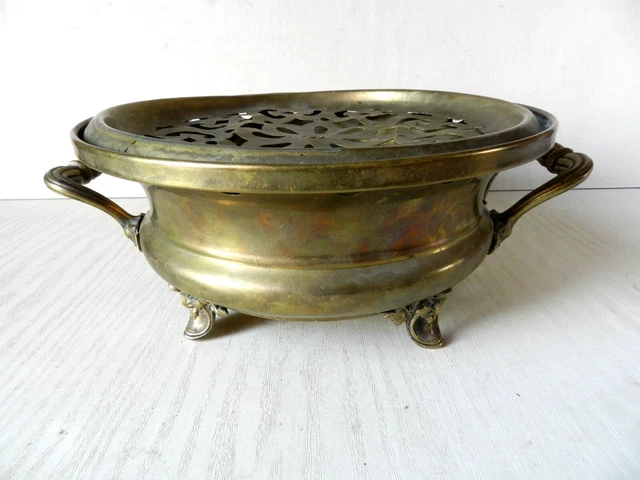 Plat De Service CHRISTOFLE Ancien – Collection, Métal Argenté, Vintage, état D'usage