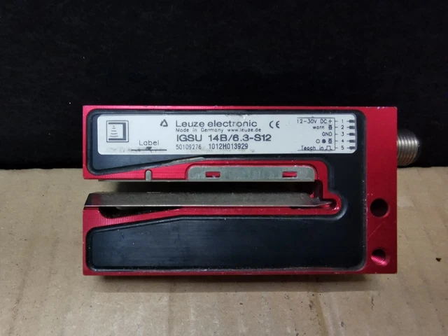 Leuze electronic IGSU 14B/6.3-S12 50109276 Sensore forcella ad ultrasuoni
