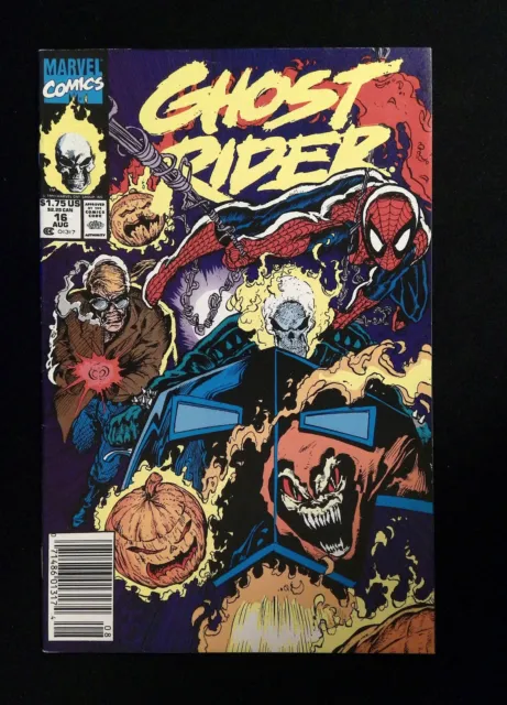 Ghost Rider #16 (2ND SERIES) MARVEL Comics 1991 VF+ NEWSSTAND