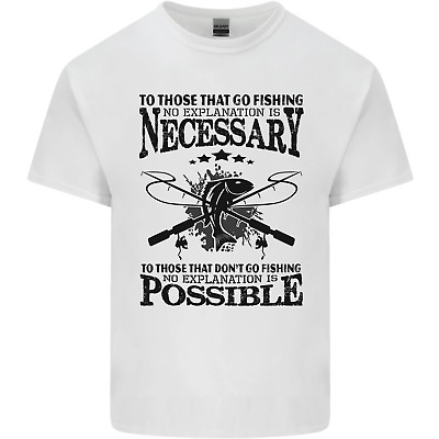 Per coloro che andare a pescare PESCATORE Divertente Da Uomo Cotone T-Shirt Tee Top