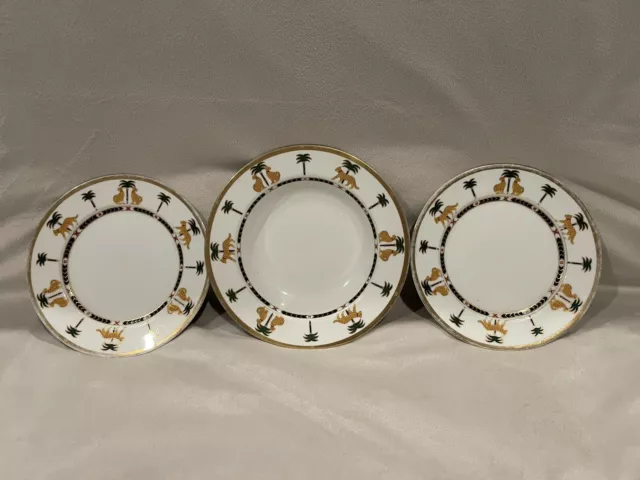 Christian Dior Casablanca Dessert Salad Plate And Soup Bowl