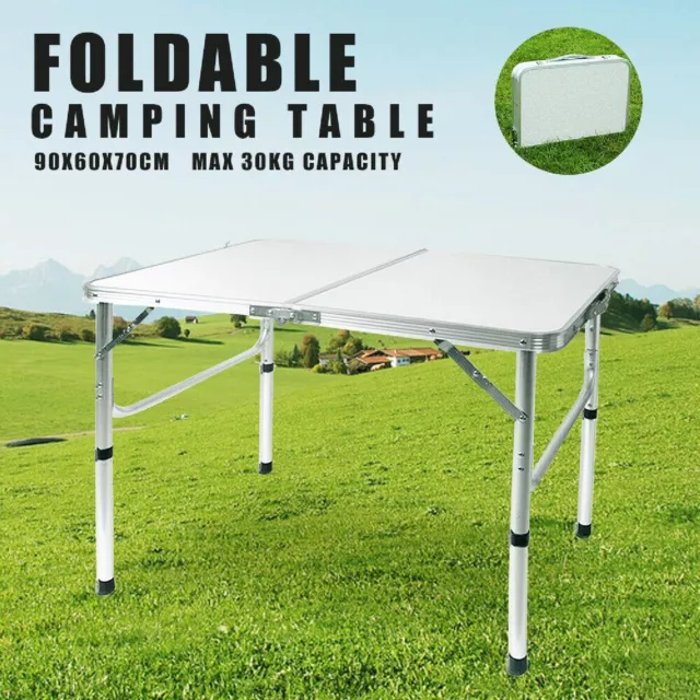 Camping Folding Table Picnic Outdoor Foldable Tables Aluminium Portable BBQ Desk