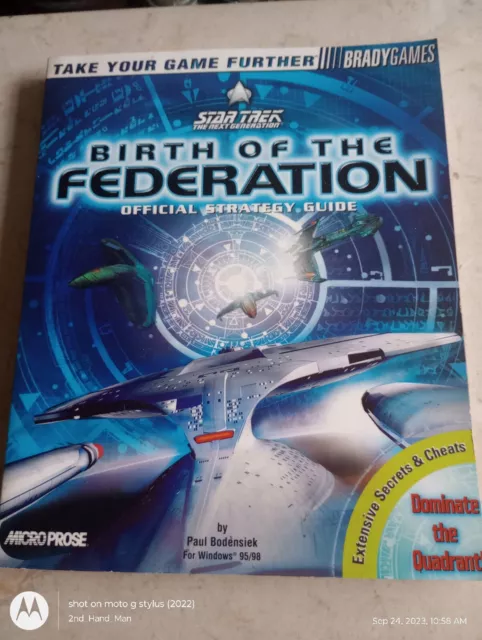 Brady Games Birth Of The Federation Strategy Guide Pb/Paperback Book