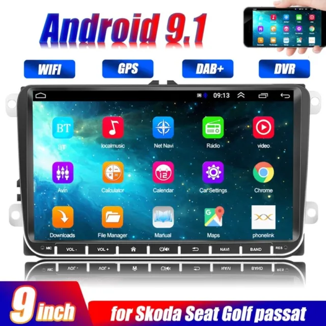 Autoradio GPS Volkswagen Polo V 6R depuis 2009 Android 12