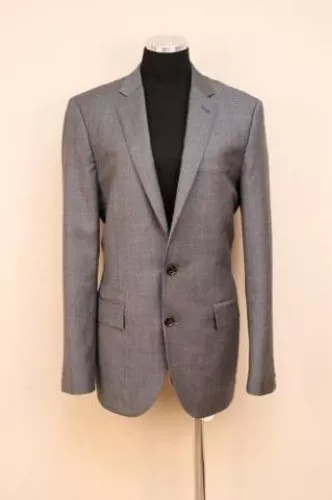 JCrew $425 Ludlow 2 button Suit Jacket Worsted Wool 38S Charcoal heather