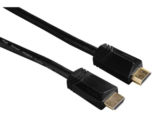 Hama 4K 10m HDMI-Kabel Ethernet GOLD Anschluss-Kabel 3D UHD Full-HD TV Beamer PC