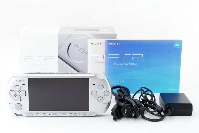 Console Sony PSP 3000 bleu vif en boîte set complet testé fonctionnel Japon