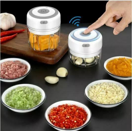 Electric Chopper Garlic Food Meat Processor Press Mixer Vegetable Grinder Cutter