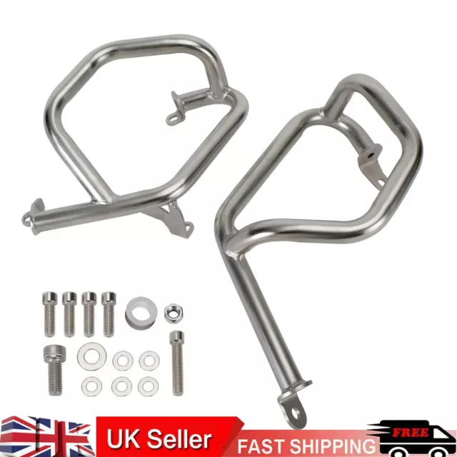 Engine Protect Guard Frame Lower Crash Bar Silver For Bmw F750Gs F850Gs 18-22 19