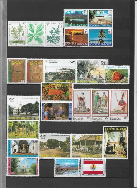 Lot 017  G     Polynesie Francaise ++++++++ Neufs ** +++++++++++++++++ 1€