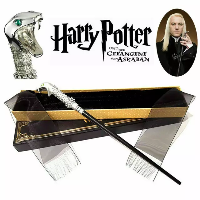 Noble collection Harry Potter Lucius Malfoy Wand Pen+Bookmark Multicolor