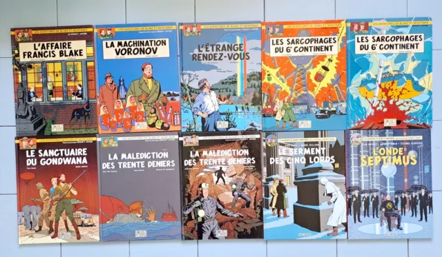 Les Aventures De Blake Et Mortimer 13 A 22 Eo. Benoit. Julliard .De Spiegleer