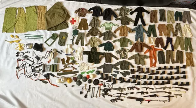 Vintage Palitoy Action Man Clothes & Accessories bundle job lot