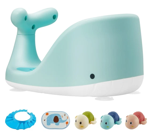 Baby Bath Seat [Original],Infant Bath Seat,Bath Seat for Baby,Whale Shape Bab...